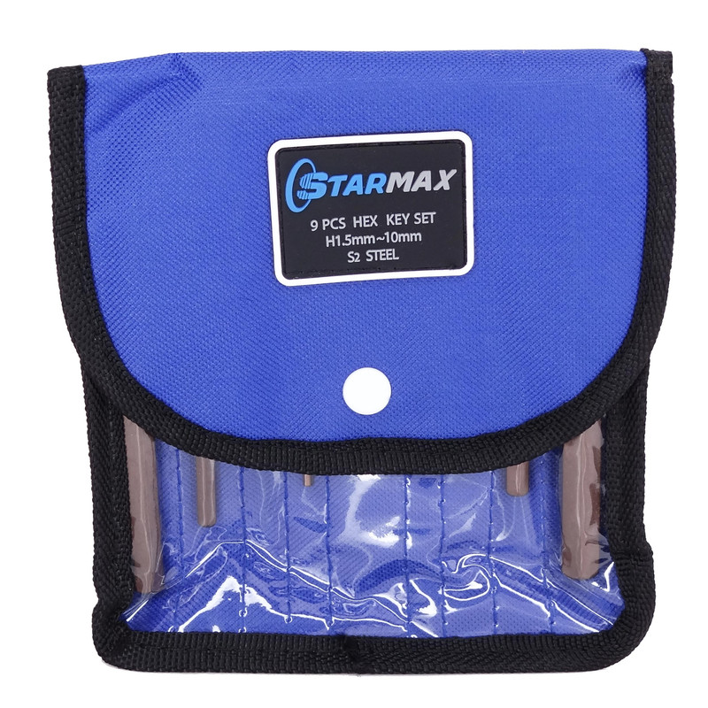 آچار آلن استارمکس مدل LT-S2HEX-AK مجموعه 9 عددی آچار آلن استارمکس مدل LT-S2HEX-AK مجموعه 9 عددی