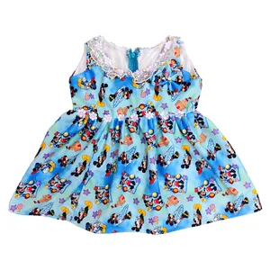 پیراهن بدون آستین دخترانه مدل بهاره 6