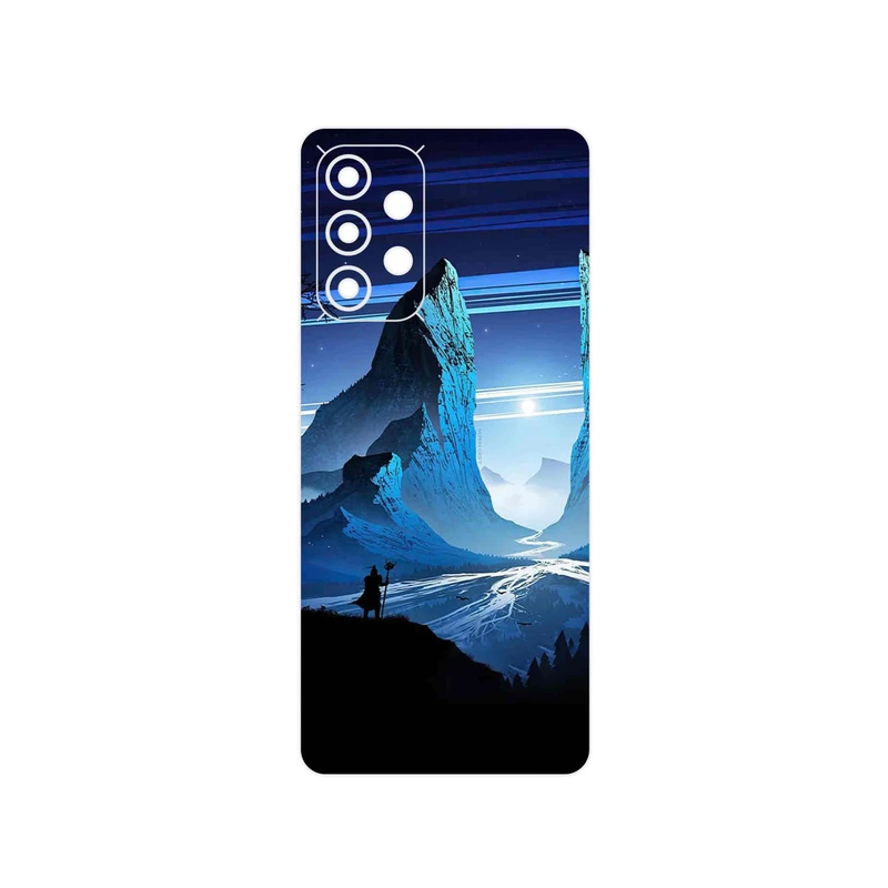برچسب پوششی ماهوت مدل Blue Mountains Digital Art مناسب برای گوشی موبایل سامسونگ Galaxy A33 5G