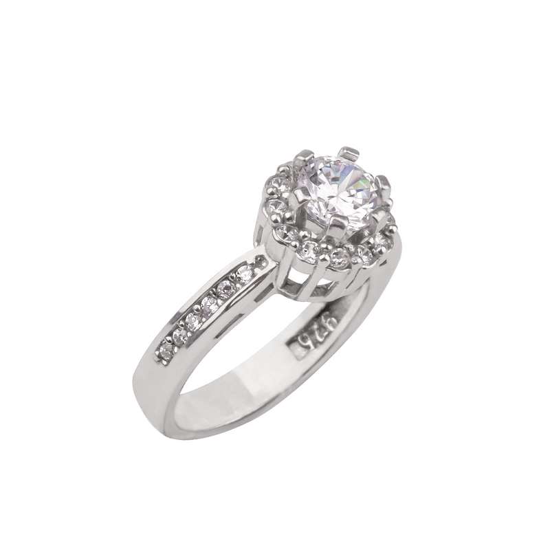 انگشتر نقره زنانه مدل 21327 انگشتر نقره زنانه مدل 21327