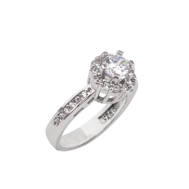 انگشتر نقره زنانه مدل 21327 انگشتر نقره زنانه مدل 21327