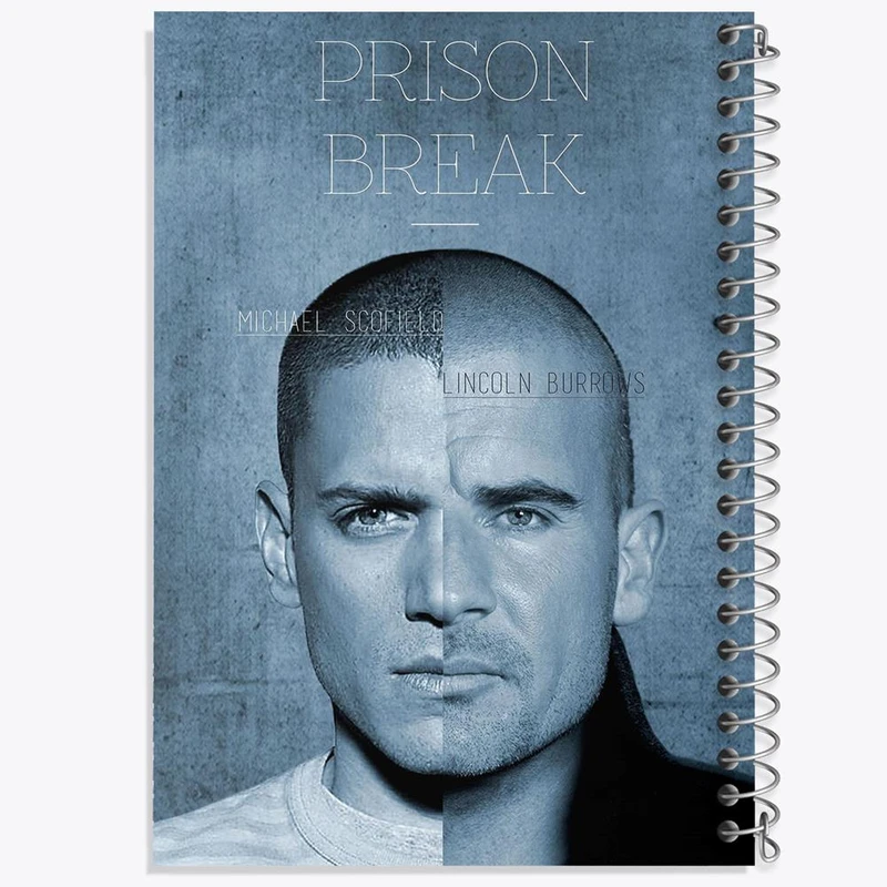 دفتر مشق 50 برگ خندالو مدل Prison Break کد 10212