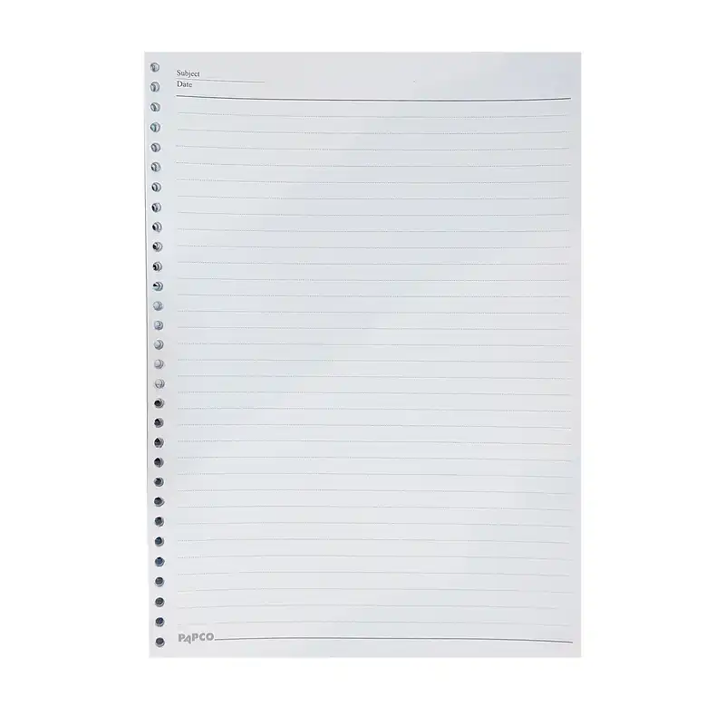 کاغذ کلاسوری پاپکو مدل  NB-624-SH-A4 بسته 120 عددی