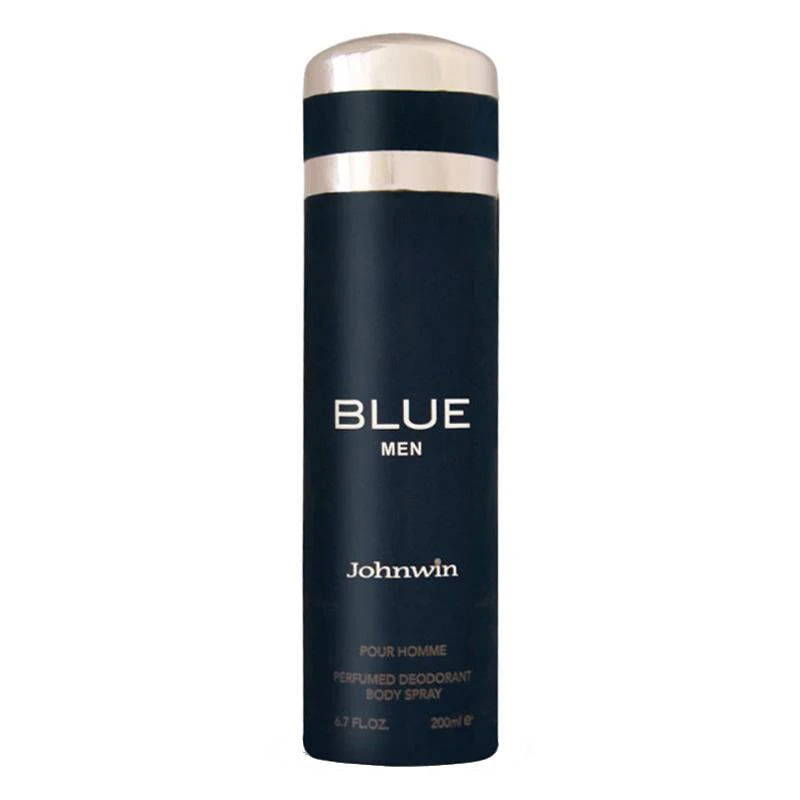 اسپری بدن مردانه جانوین مدل BLUE MEN حجم 200 میلی لیتر