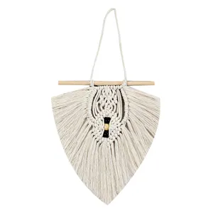 آویز بافتنی مدل مکرومه  MacHang413