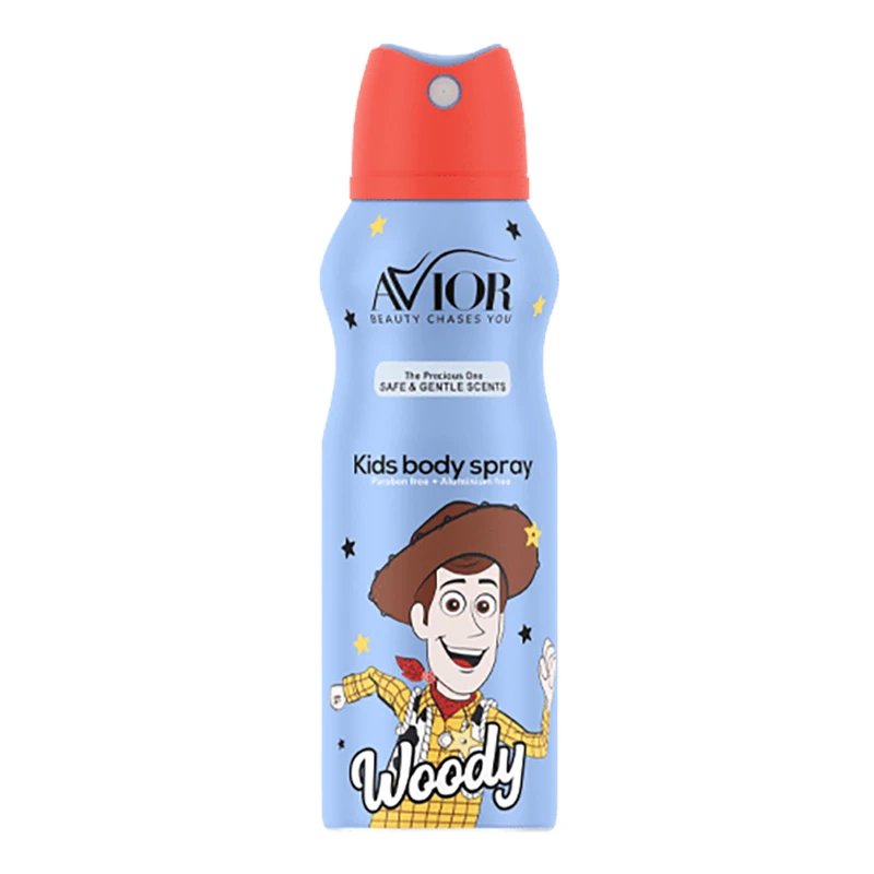 اسپری بدن کودک اویور مدل وودی حجم 130 میلی لیتر