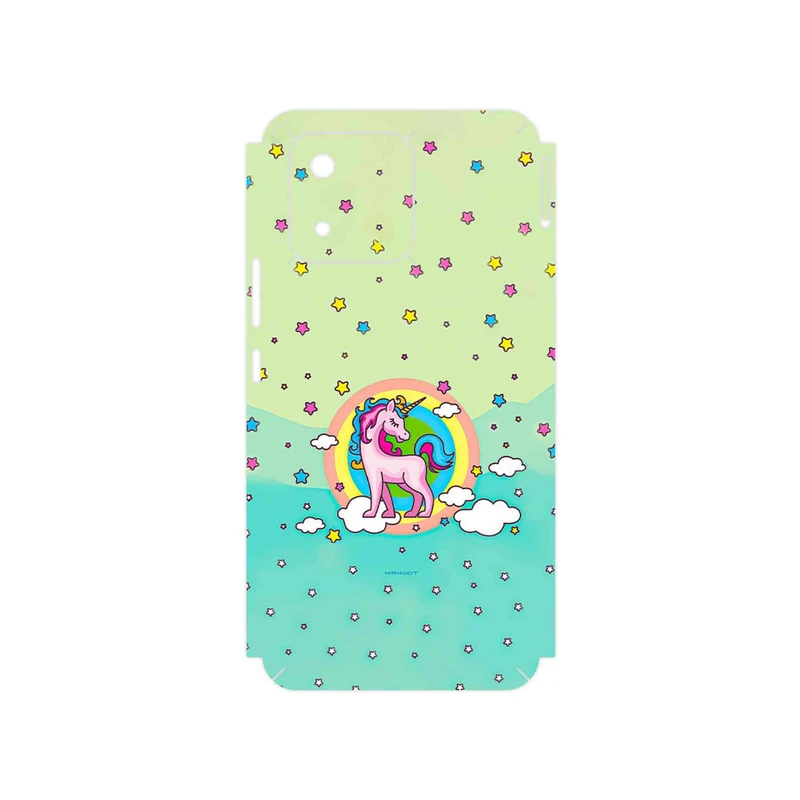 برچسب پوششی ماهوت مدل Rainbow unicorn adventure مناسب برای گوشی موبایل آنر X5