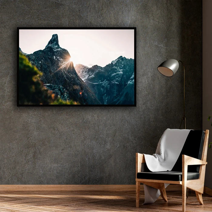 تابلو نوری بکلیت طرح منظره طبیعت مدل B-D1426