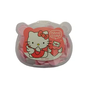 صابون شستشو بدن مدل هلو کیتی مناسب برای انواع پوست وزن 13 گرم