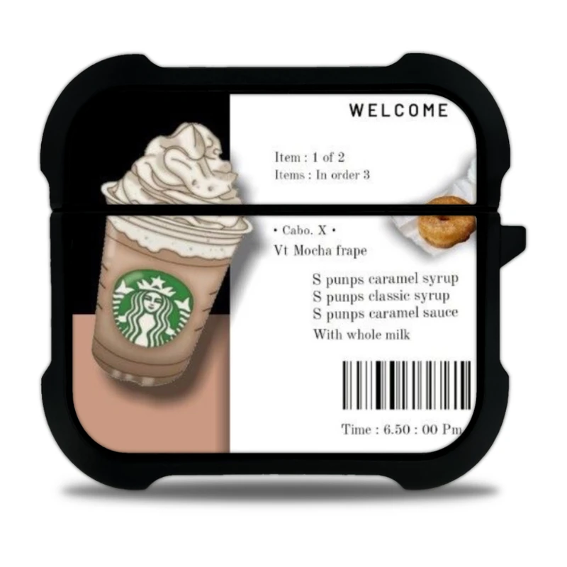 کاور آکام مدل AAP3CASHW-STARBUCKS10 مناسب برای کیس اپل ایرپاد 3