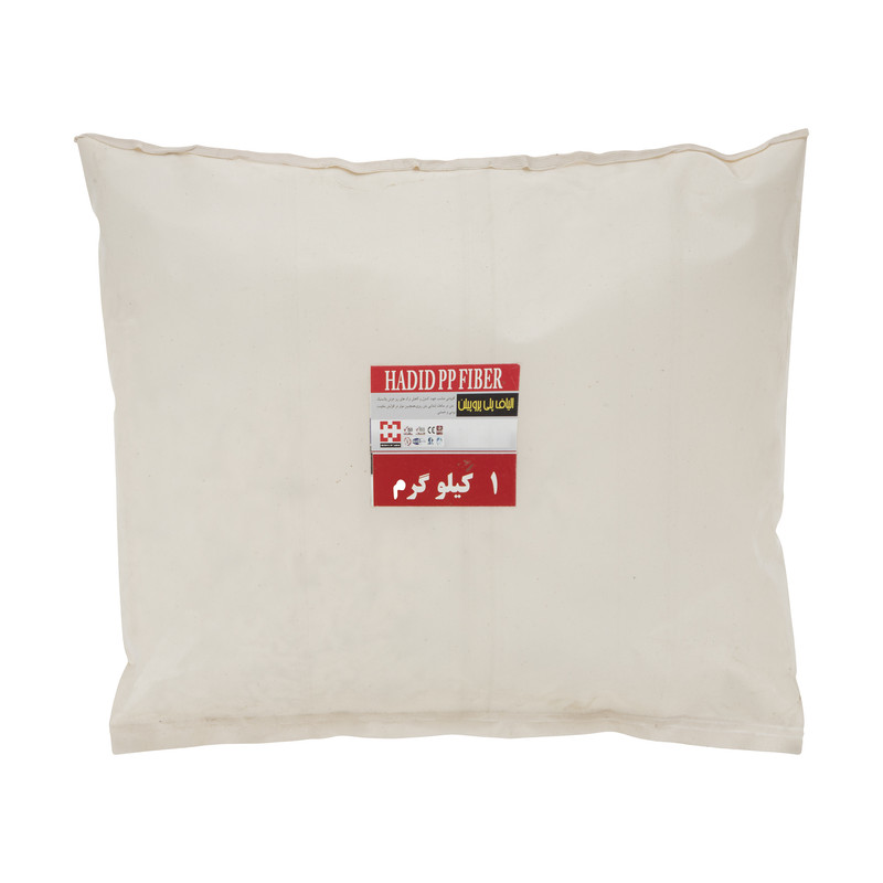 الیاف پلی پروپلین حدید فام صنعت مدل PP FIBER وزن 1 کیلوگرم