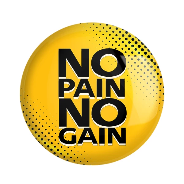مگنت خندالو طرح No Pain No Gane کد 10041