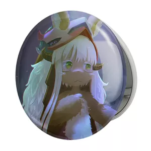 آینه جیبی خندالو طرح ناناچی انیمه ساخته شده در پرتگاه Made in Abyss مدل تاشو کد 22092 