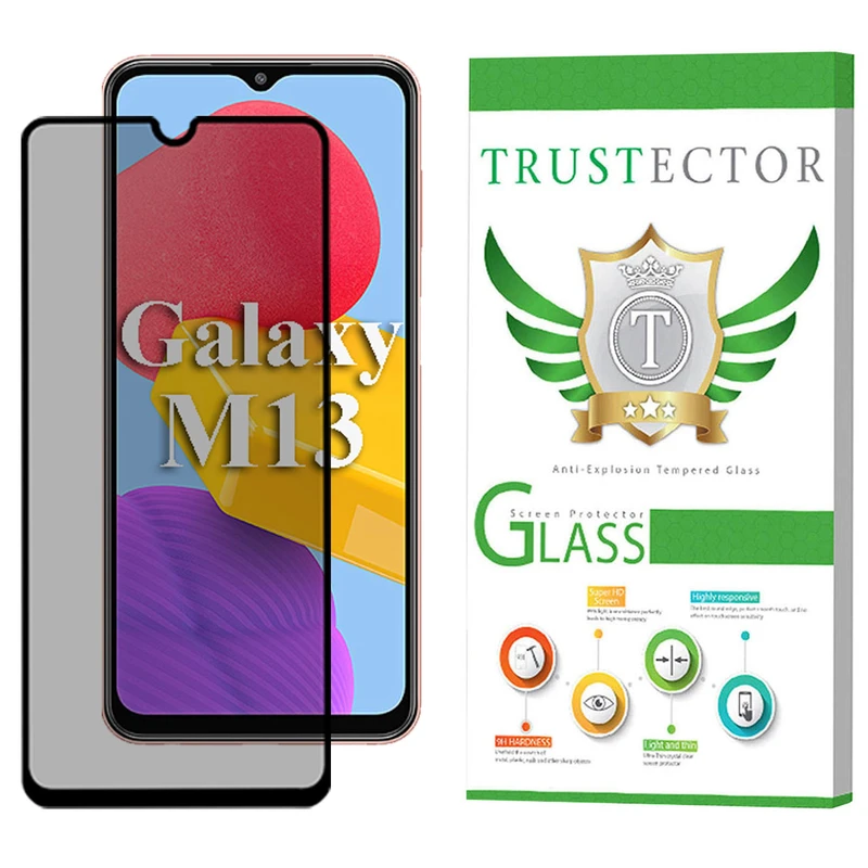  محافظ صفحه نمایش سرامیکی حریم شخصی تراستکتور مدل PRCTA مناسب برای گوشی موبایل سامسونگ Galaxy M13 4G