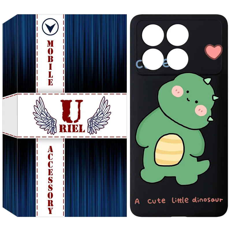 کاور یوریل مدل KSH کد 3 طرح دایناسور مناسب برای گوشی موبایل شیائومی Poco X6 Pro