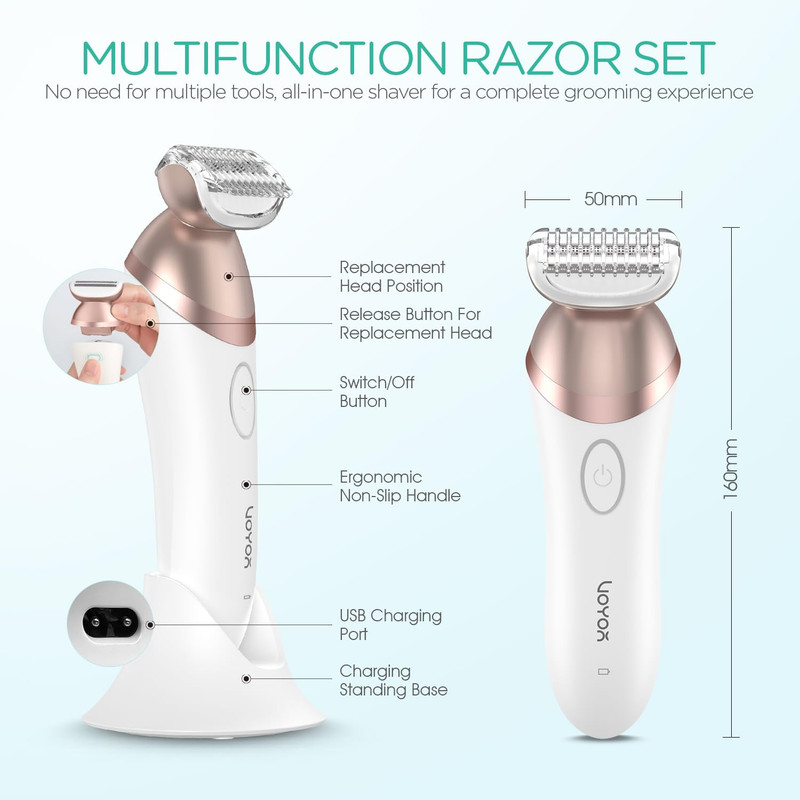 ماشین اصلاح موی بدن بانوان وویور مدل ES501