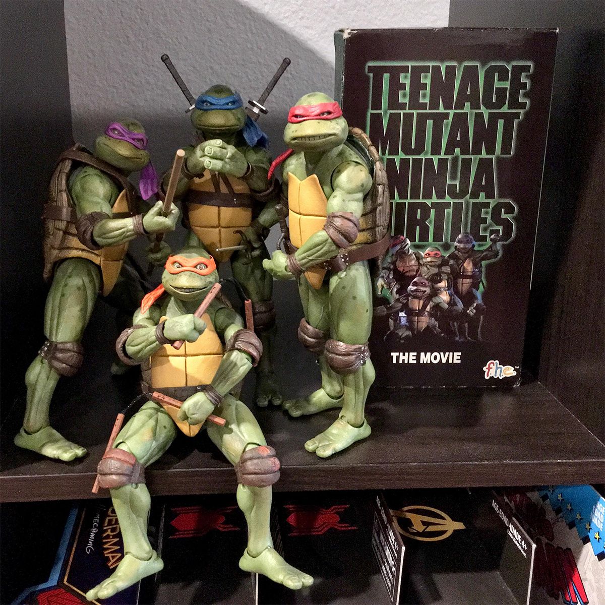 اکشن فیگور نکا مدل لاکپشت های نینجا طرح Turtle Ninja مجموعه 4 عددی -  - 17