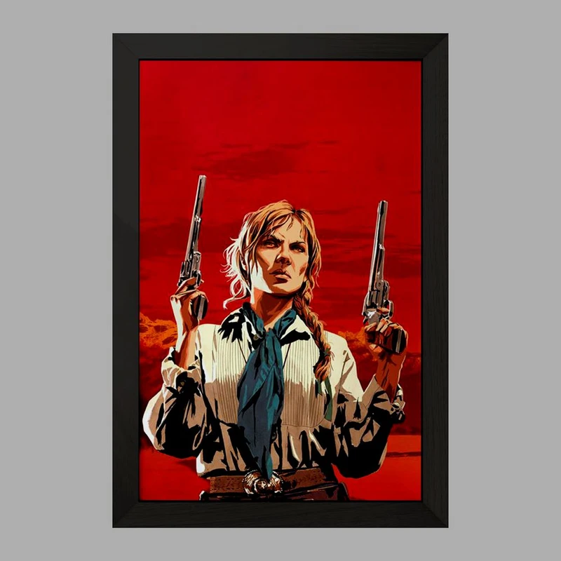 تابلو خندالو مدل بازی رد دد Red Dead کد 30123