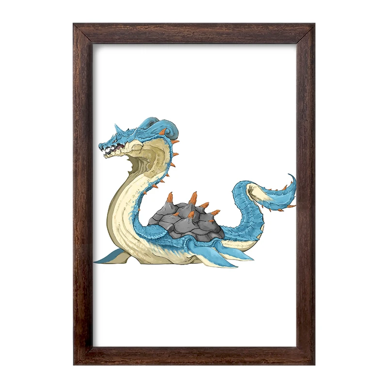 تابلو خندالو طرح بازی شکارچی هیولا (Monster Hunter) کد 33224