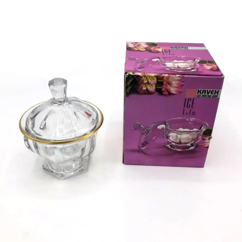 قندان کاوه مدل آیس لب طلا کد 01