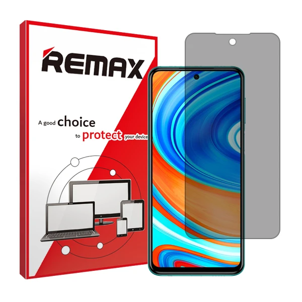 محافظ صفحه نمایش حریم شخصی ریمکس مدل HyPRV مناسب برای گوشی موبایل شیائومی Redmi Note 9 Pro