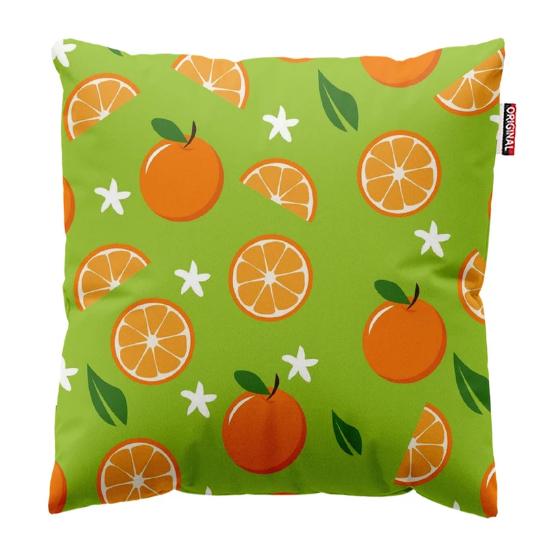  کوسن پاد آفرین طرح پرتقال سایز 30*30 سانتی متر کد 969