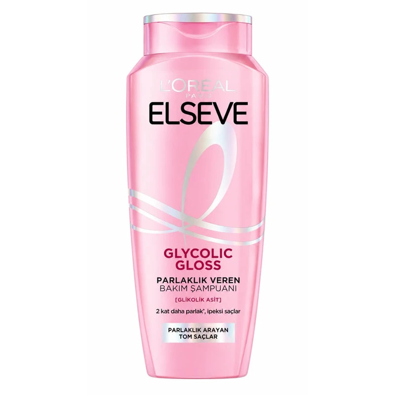 شامپو تقویت کننده مو لورآل مدل Glycolic Gloss مناسب برای انواع مو حجم 300 میلی لیتر