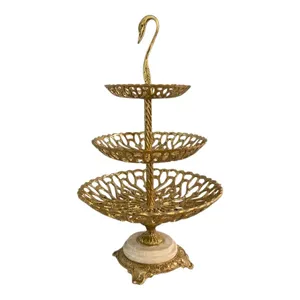 شیرینی خوری برنجی مدل S14