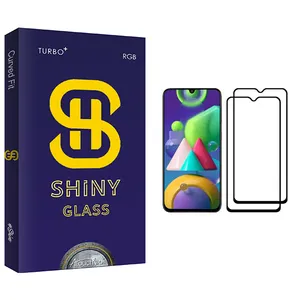 Atouchbo Shiny Glass Screen Protector For Samsung Galaxy M21 Pack Of 2