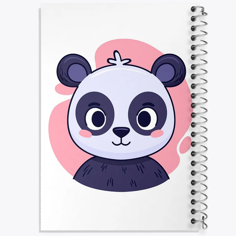 دفتر لیست خرید 50 برگ خندالو طرح پاندا حیوانات بامزه کد 37134