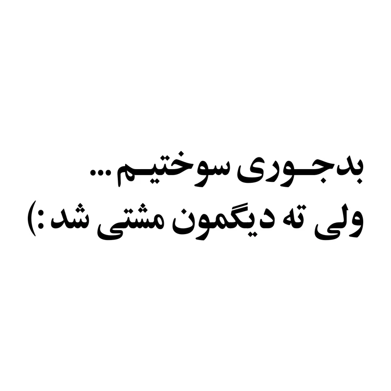 برچسب بدنه خودرو طرح ته دیگمون مشتی شد1 مدل Shb16