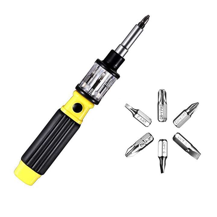 مجموعه 7 عددی پیچ گوشتی و سری پیچ گوشتی مدلBit 360 6in 1