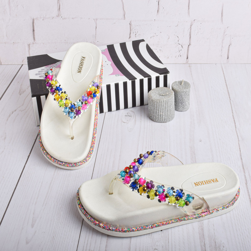 دمپایی لاانگشتی زنانه پاپا مدل WH.2834