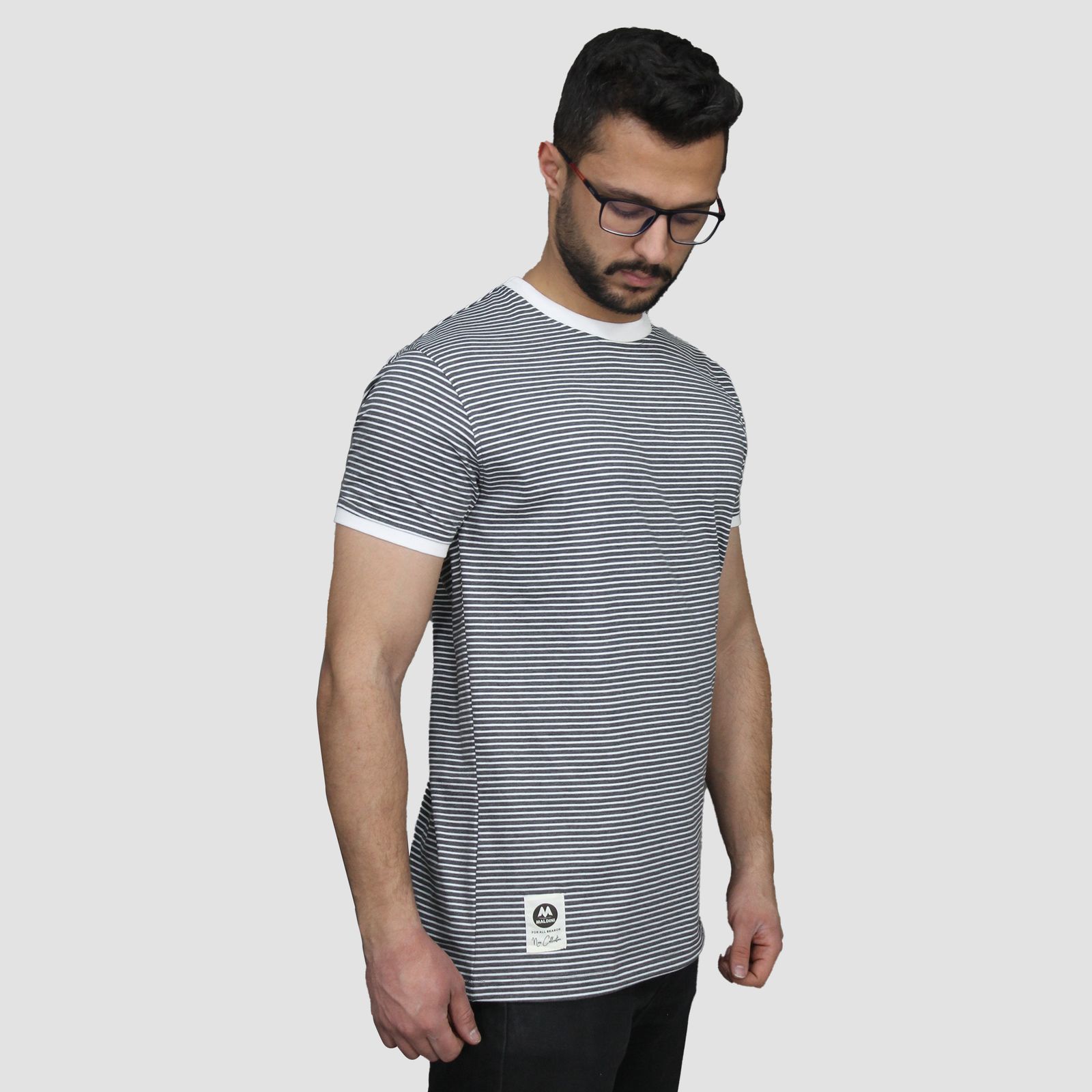 تی شرت آستین کوتاه مردانه مالدینی مدل t-487 -  - 3