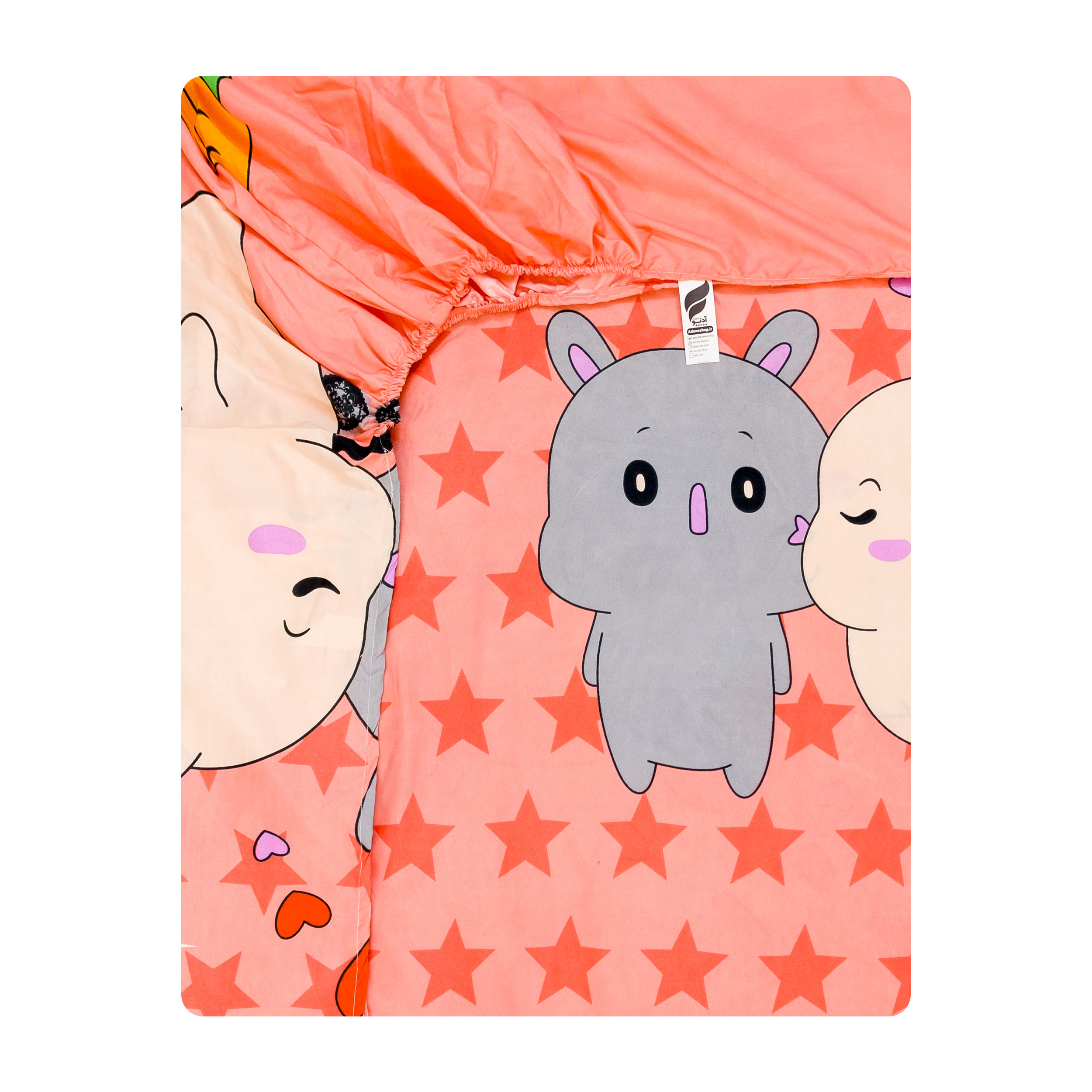 ملحفه میکرو کودک آدنو مدل Lovely کد MC09 سایز 70x135 سانتی متر