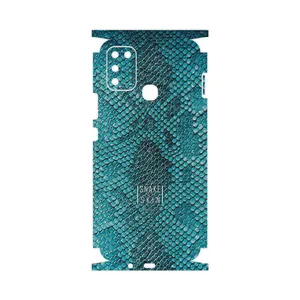 MAHOOT Blue Snake Skin-FullSkin Cover Sticker for Infinix Hot 10 Play