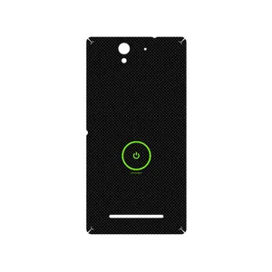 MAHOOT Minimal Power Button Cover Sticker for Sony Xperia C3 Dual