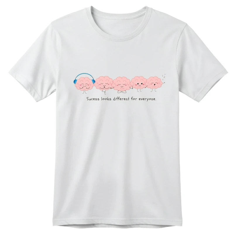 تی‌شرت آستین کوتاه بچگانه مدل مغز کد p1  