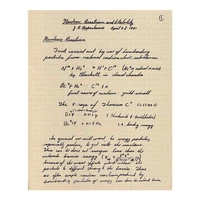 پوستر مدل دست‌نوشته بمب اتمی اپنهایمر