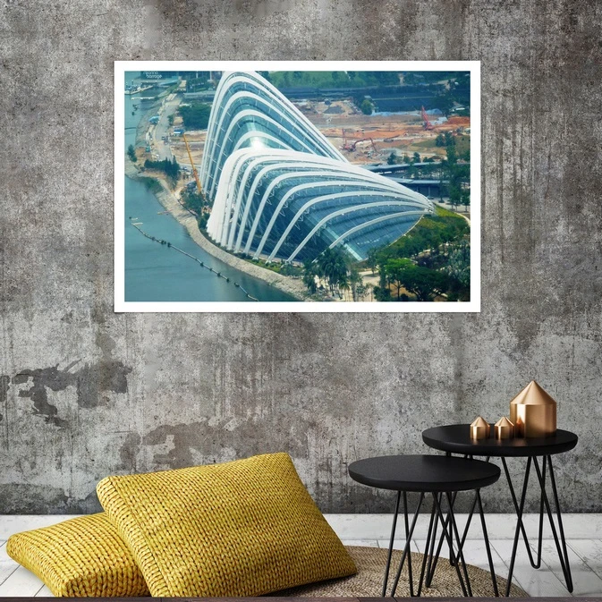 تابلو بکلیت طرح منظره معماری مدرن مدل قاب شاسی W-s8045