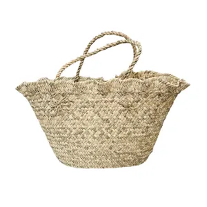 سبد حصیر بافی مدل چین دار