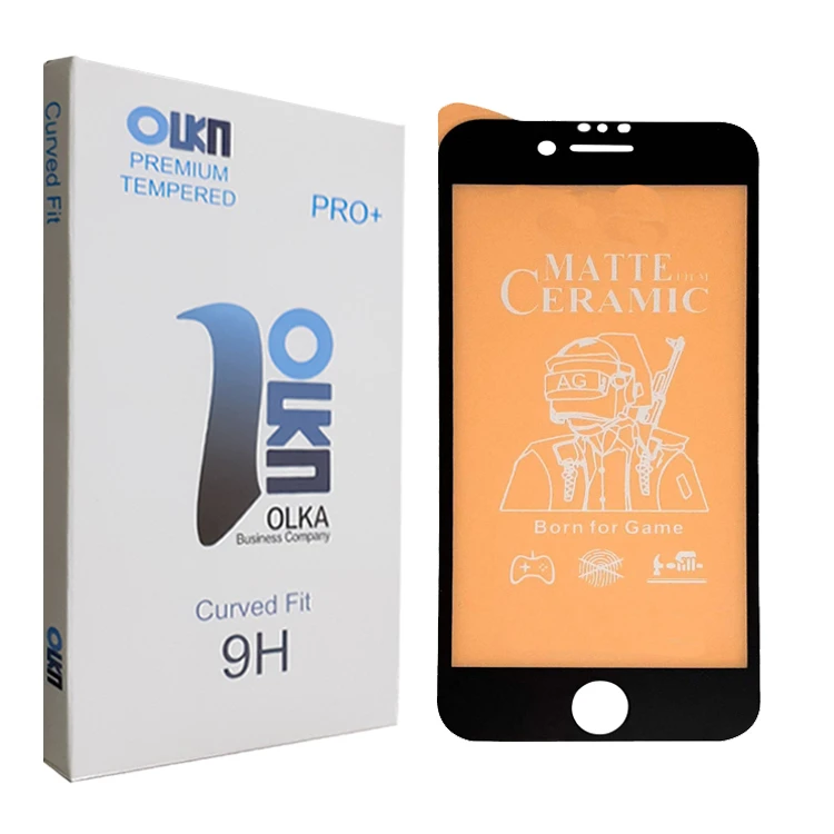محافظ صفحه نمایش سرامیکی مات الکا مدل +PRO مناسب برای گوشی موبایل اپل Iphone 6/ 7/ 8 