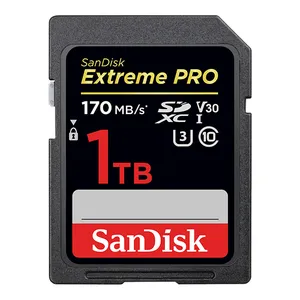 کارت حافظه SDXC سن دیسک مدل Extreme Pro V30 کلاس 10 استاندارد UHS-I U3 سرعت 170mbps ظرفیت 1 ترابایت