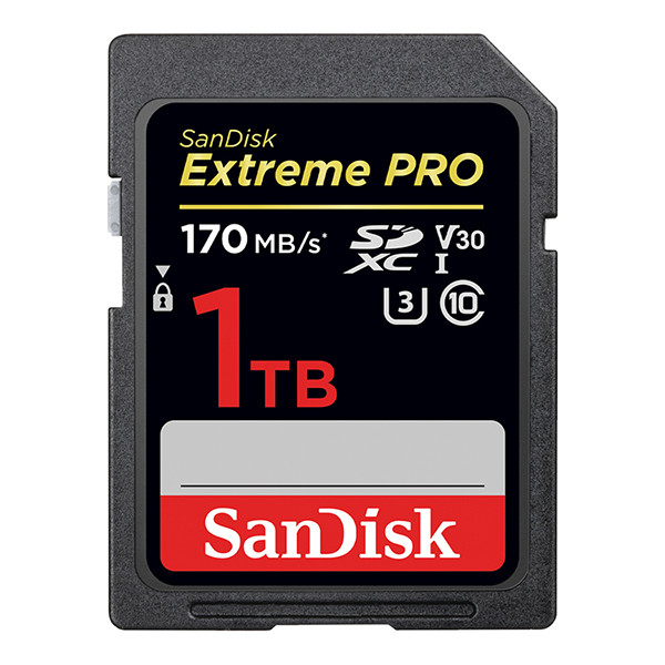 کارت حافظه SDXC سن دیسک مدل Extreme Pro V30 کلاس 10 استاندارد UHS-I U3 سرعت 170mbps ظرفیت 1 ترابایت