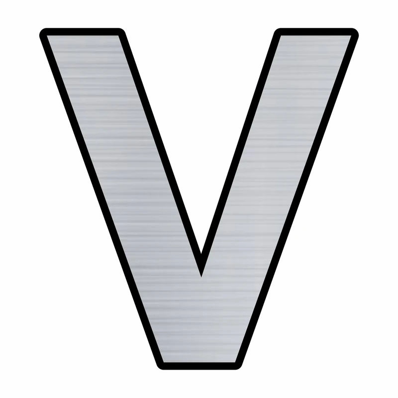 تابلو راهنما مدل حروف V