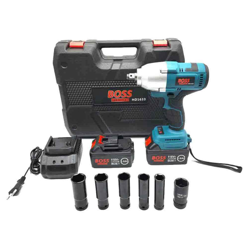 مجوعه 9 عددی آچار بکس شارژی باس مدل NEWBSHX-1633 PLUS