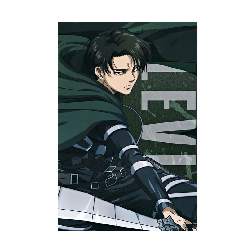 پوستر مدل لیوای اکرمن Levi ackreman طرح انیمه اتک ان تایتان Attack on titan کد 725