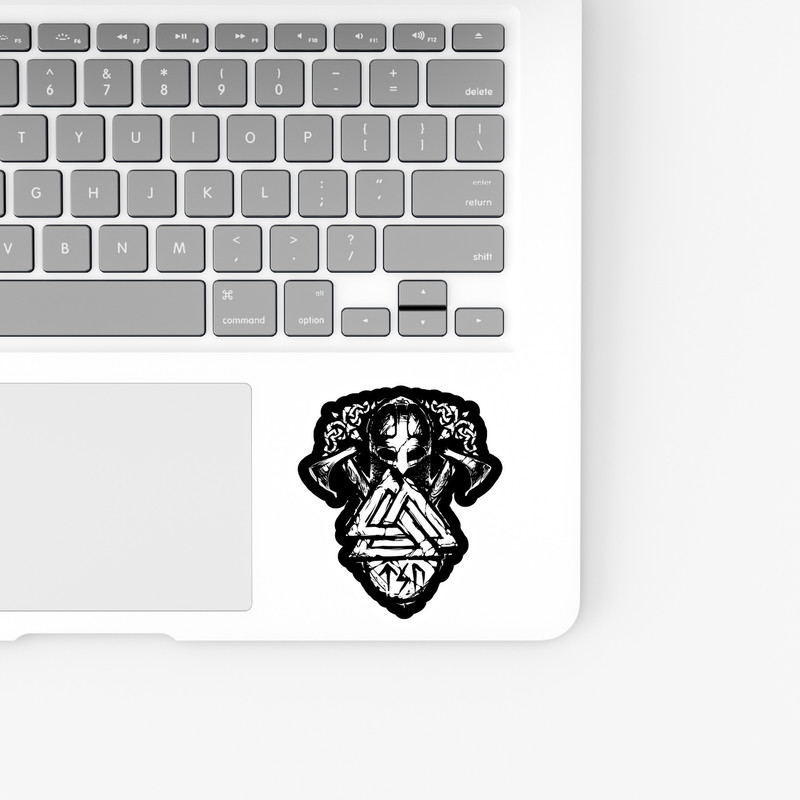 استیکر لپ تاپ و موبایل بووم طرح Vikings کد UV085