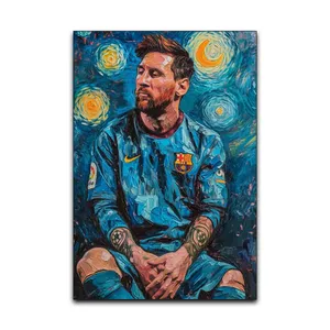 تابلو شاسی گوفی مدل فوتبالی بارسلونا مسی طرح Messi کد GOK24