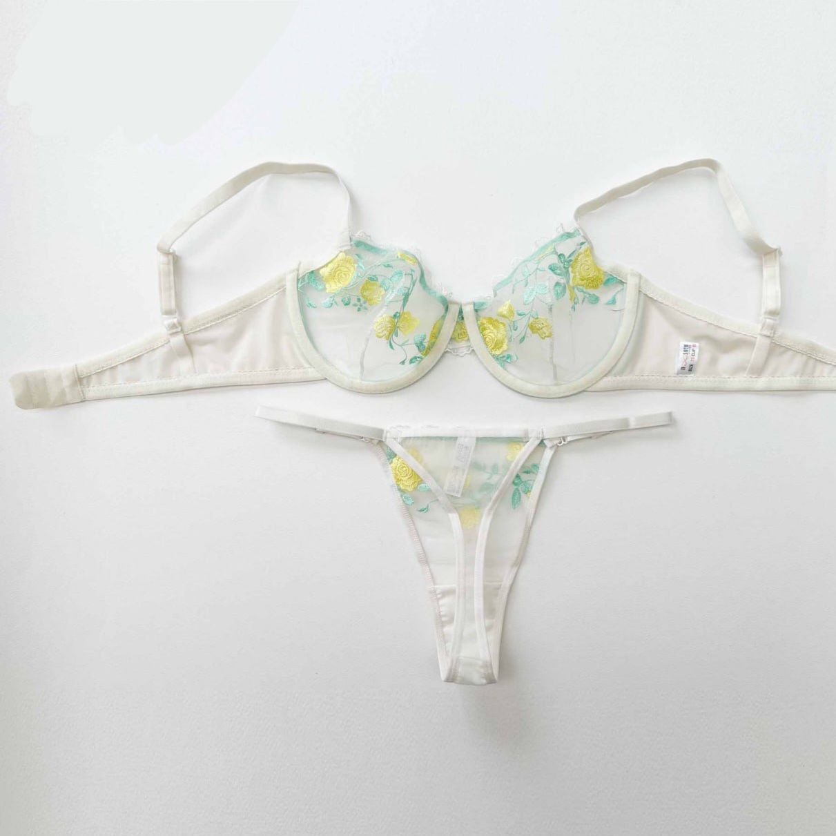 ست شورت و سوتین نوشه پوش کد 88908 - - 3